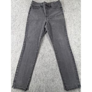Good American Stretch Black Grey Skinny Jeans Size L